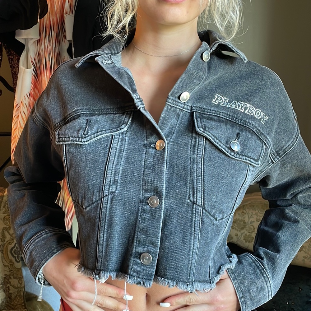 DENIM PLAYBOY JACKET